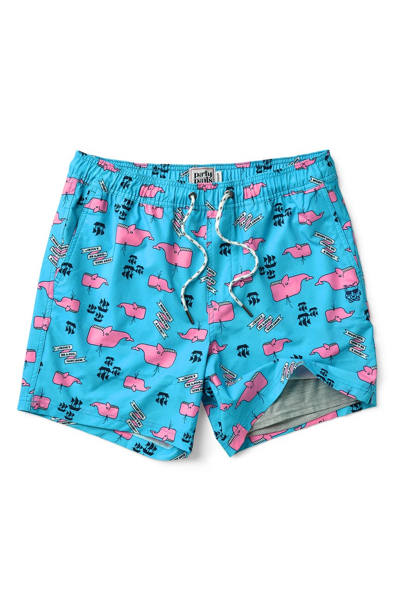 Party Pants Moby Compression Swim Trunks, Alternate, color,