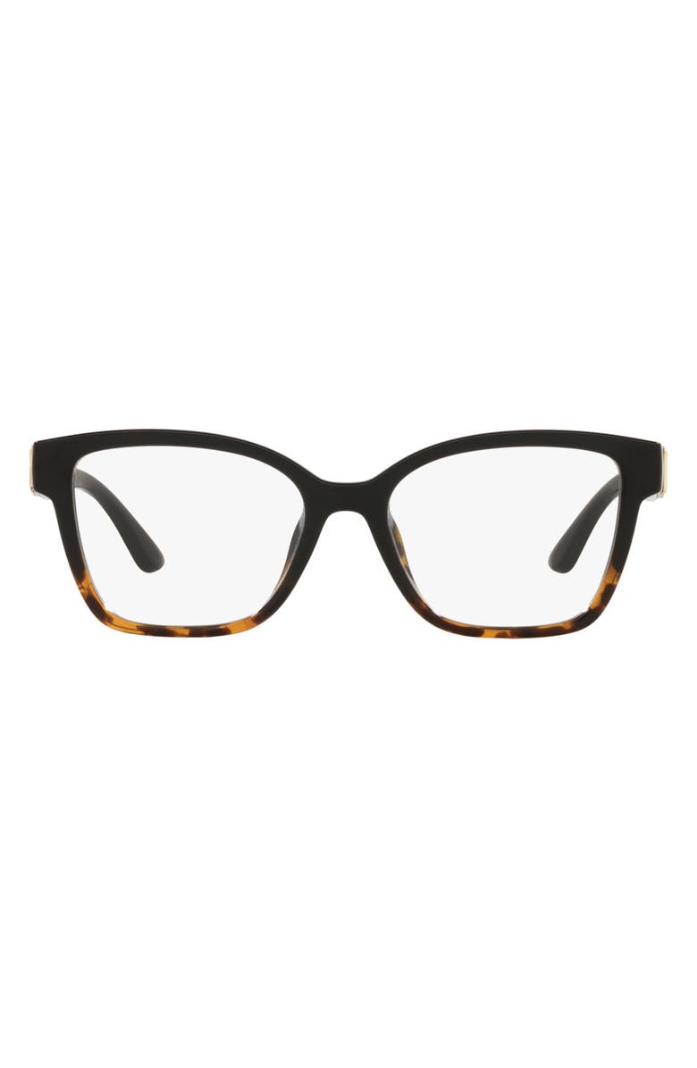 Michael Kors Karlie I 51mm Square Optical Glasses, Main, color, Dark Tort