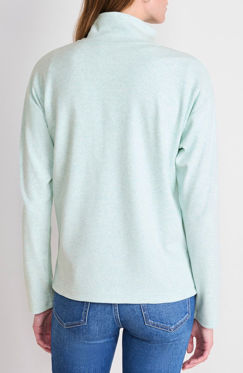 vineyard vines Calmwater Quarter Zip Pullover, Alternate, color, Aqua Haze