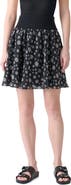 Akris punto Circle Print Burnout Stripe Flared Skirt