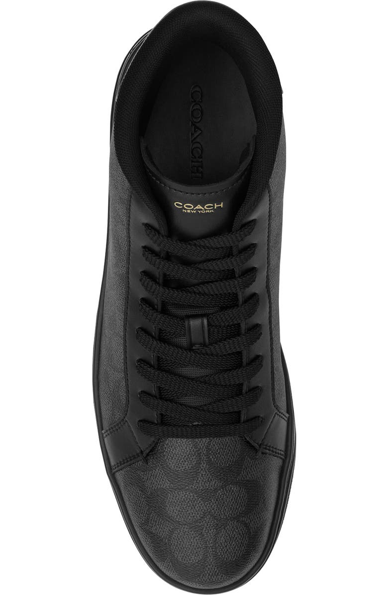 COACH High Line Signature High Top Sneaker, Alternate, color, Graphite/ Black