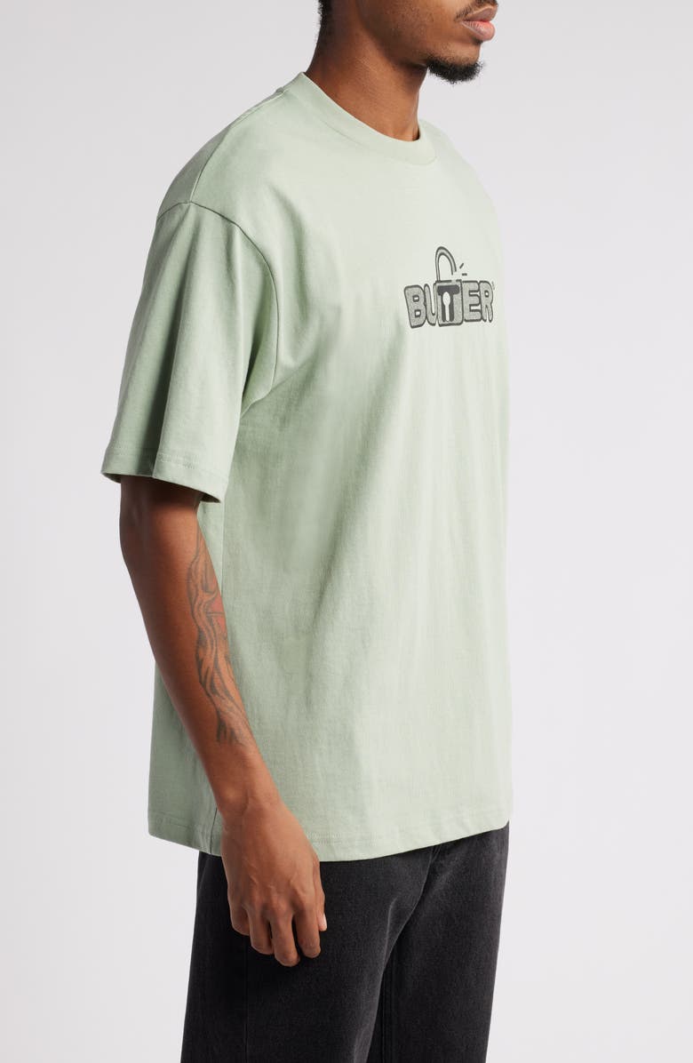 Butter Goods Lock Graphic T-Shirt, Alternate, color, 