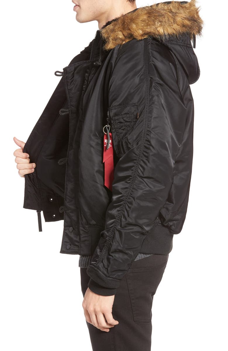 Alpha Industries N-2B Short Hooded Parka, Alternate, color, 