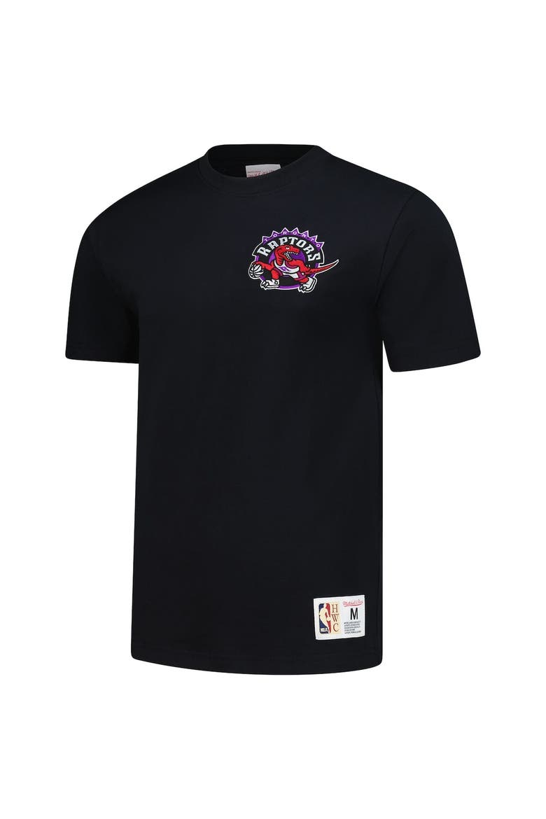 Men's Mitchell & Ness Vince Carter Black Toronto Raptors Hardwood Classics NBA Legends T-Shirt, Alternate, color, Black