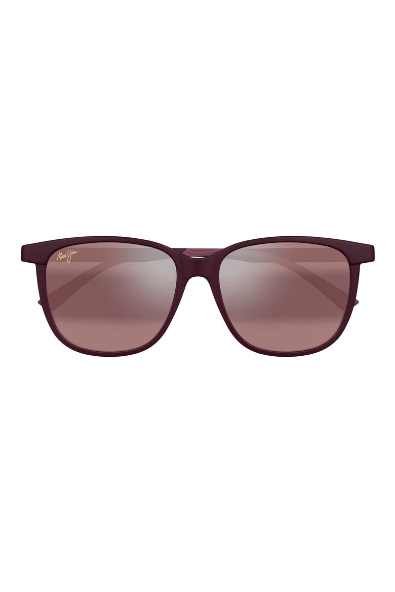 Ilikea AF 54mm PolarizedPlus2® Square Sunglasses, Main, color, RED