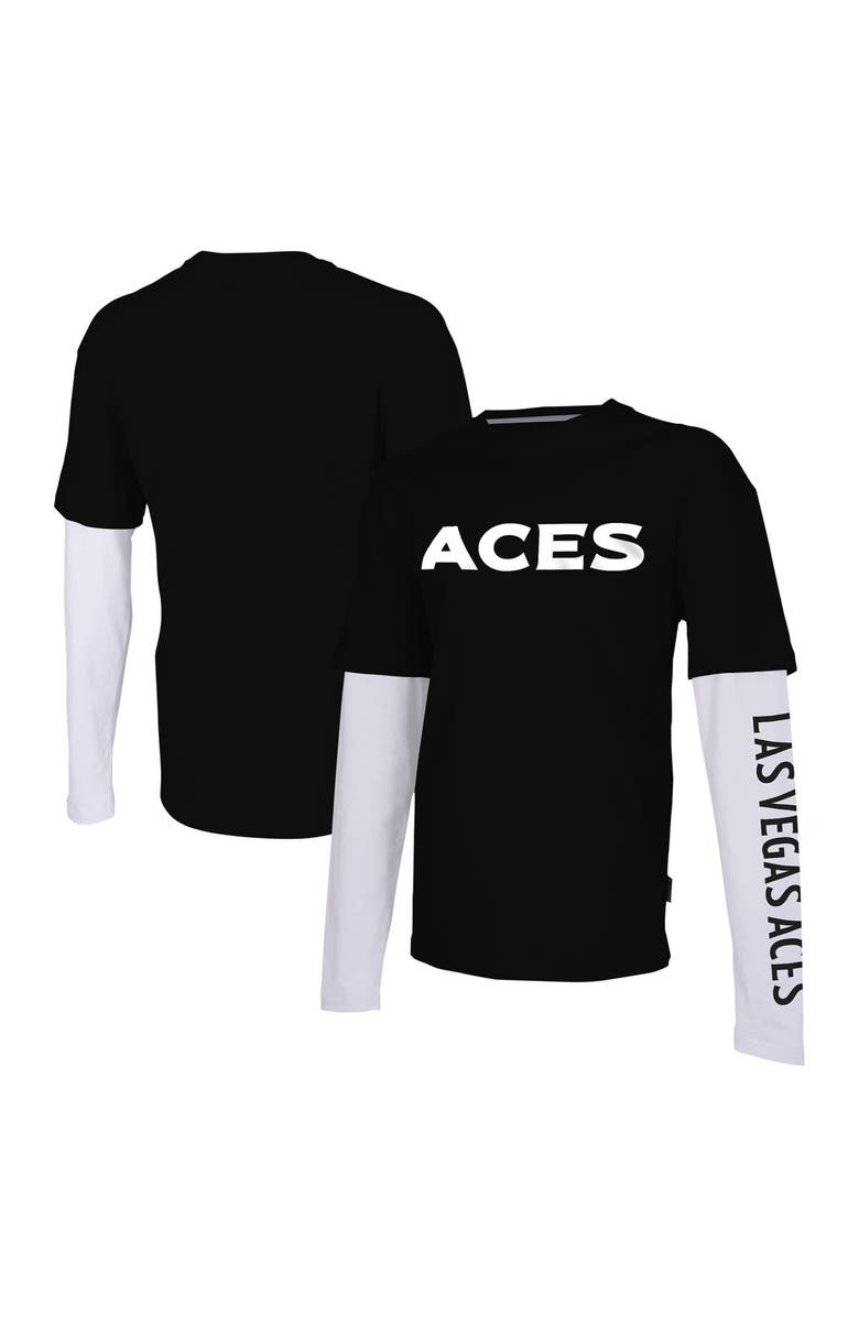 Stadium Essentials Unisex Stadium Essentials Black Las Vegas Aces Spectator Long Sleeve T-Shirt, Alternate, color, Black