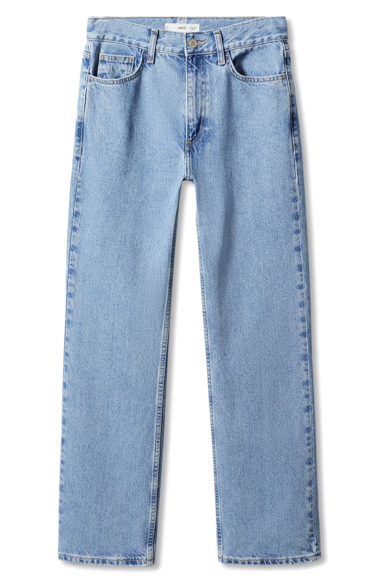 MANGO Straight Leg Jeans, Alternate, color,