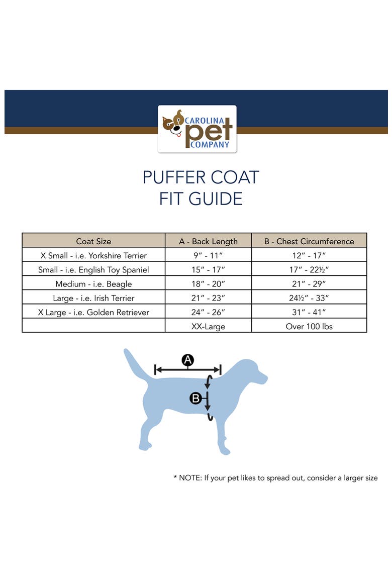 Puffer Dog Coat, Alternate, color, RED