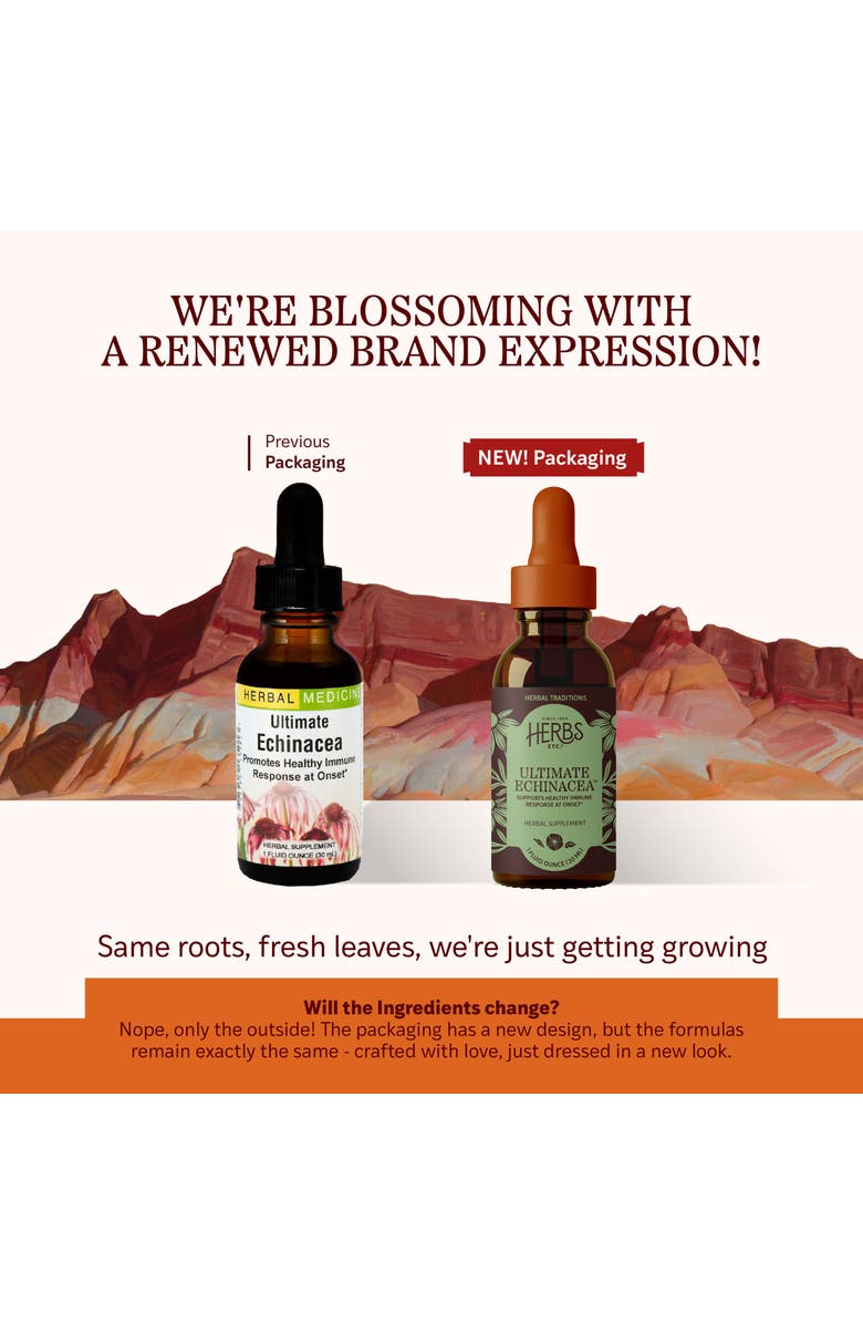 Herbs Etc. Ultimate Echinacea 1 oz, Alternate, color, NO COLOR