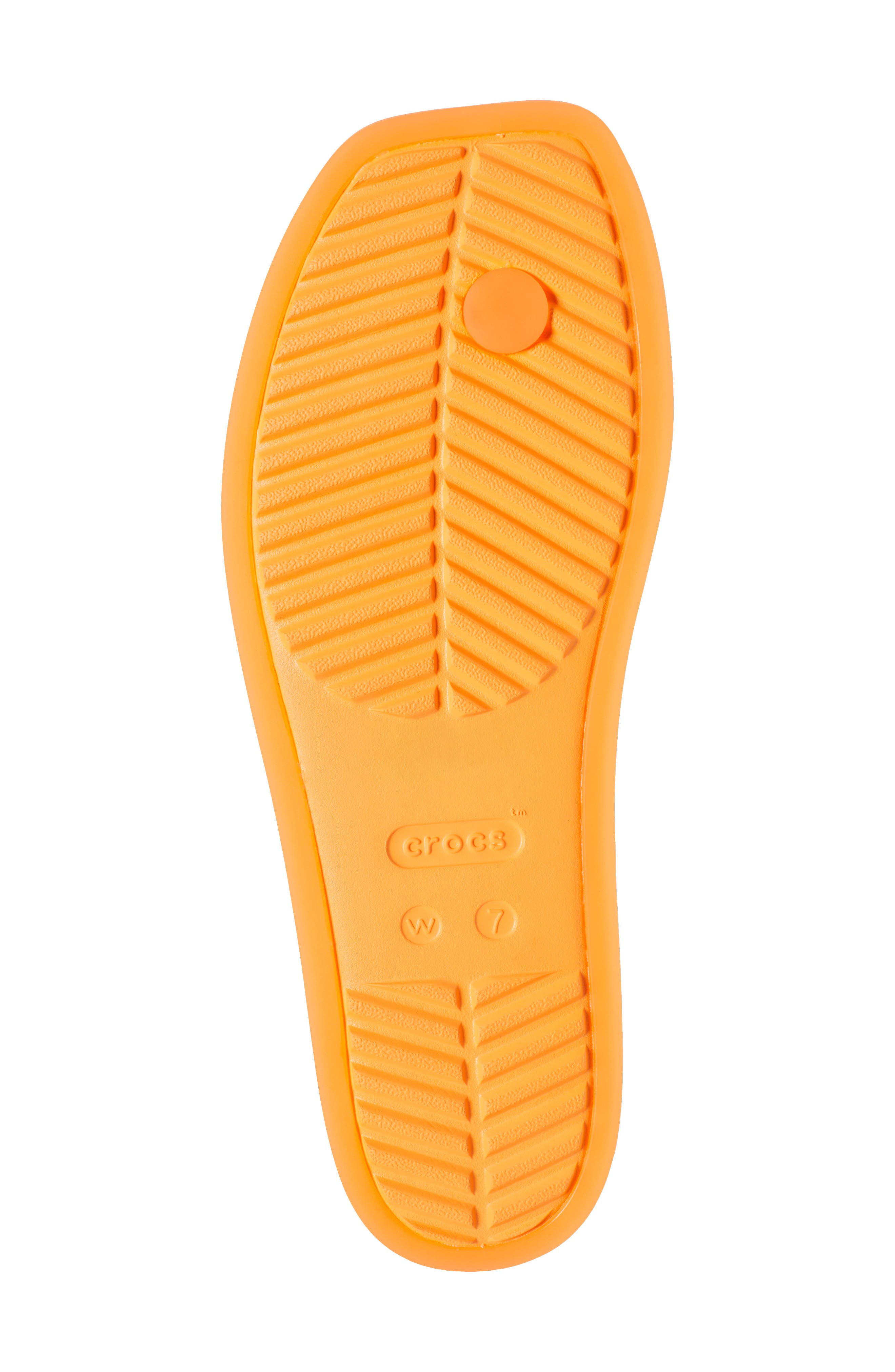 Miami Frosted Toe Loop Sandal, Alternate, color, ORANGE