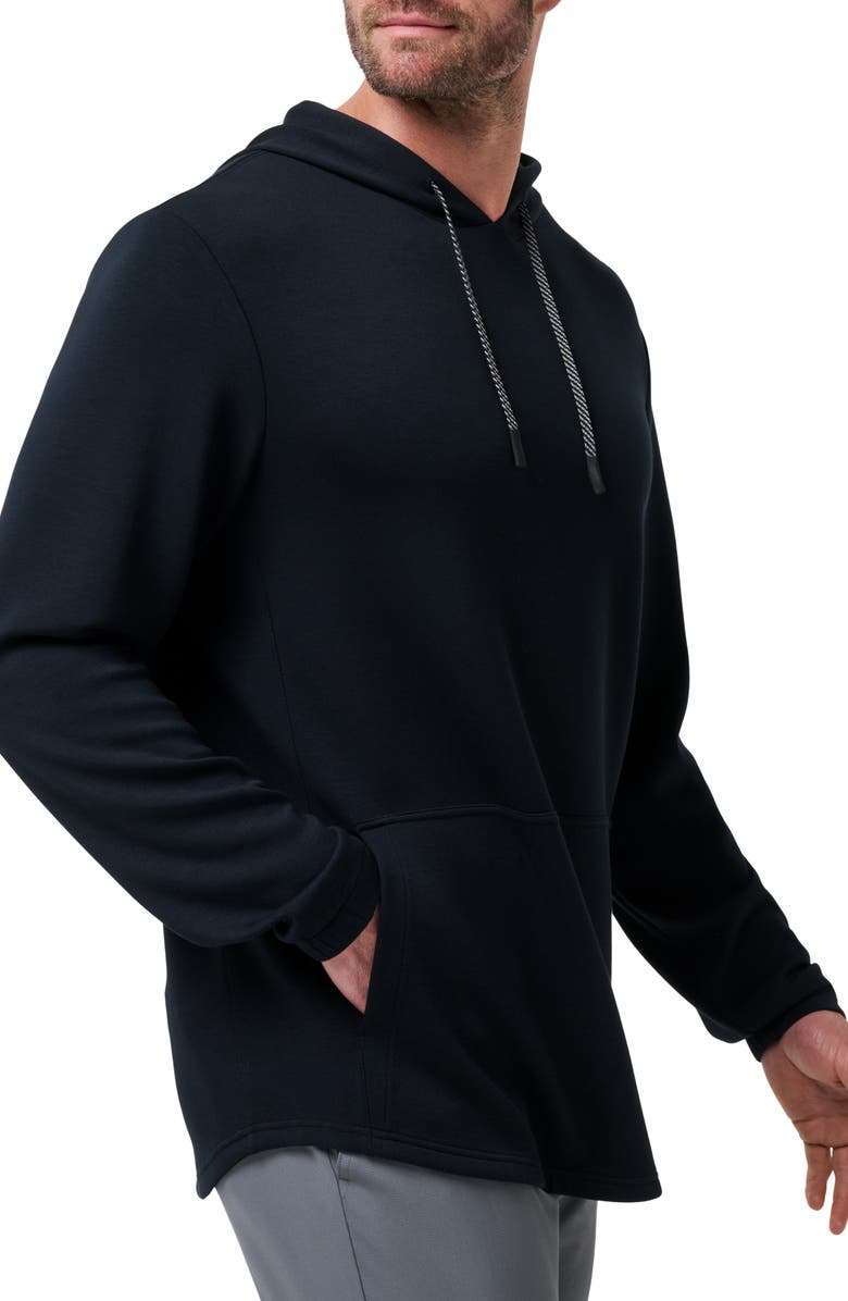 TravisMathew Fibercloud Hoodie, Alternate, color, Black