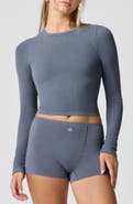 Florence by Mills Softie Seamless Long Sleeve Crop T-Shirt