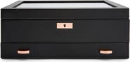 WOLF Axis 10 Piece Watch Box with Drawer