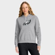 Nike Women's Nike Heather Gray Philadelphia Eagles Club Fleece Pullover Hoodie