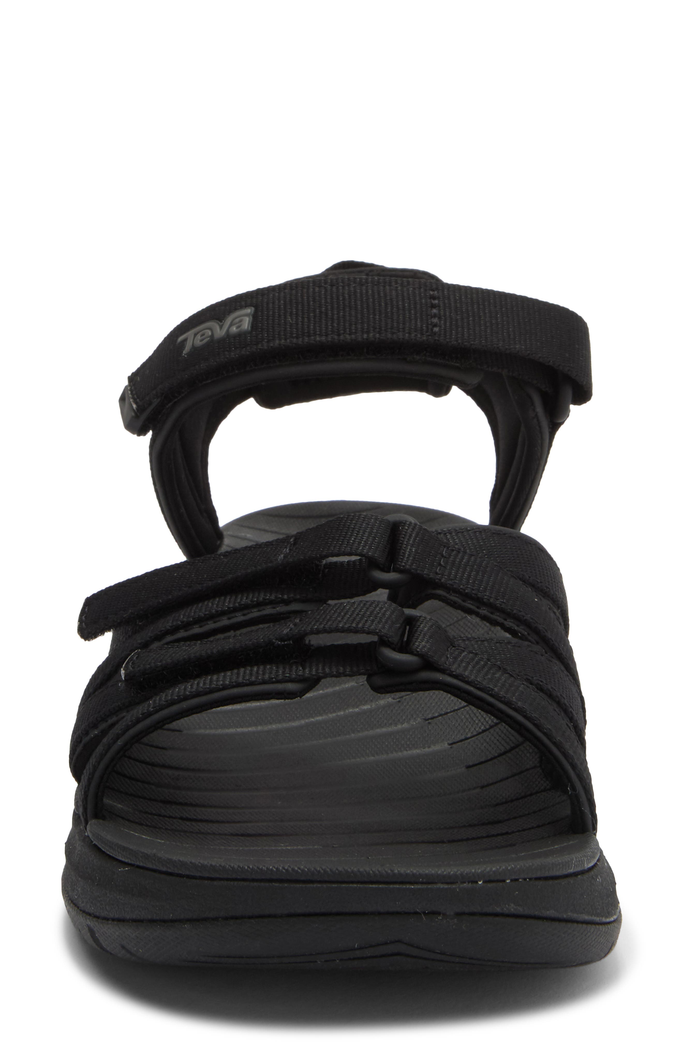 Teva Tirra Sport Hiking Sandal, Alternate, color, Black/ Black