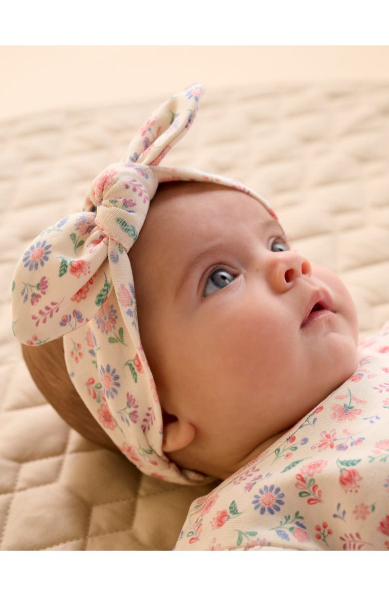 Purebaby 3 Piece Gift Set Girls, Alternate, color, Flor Print