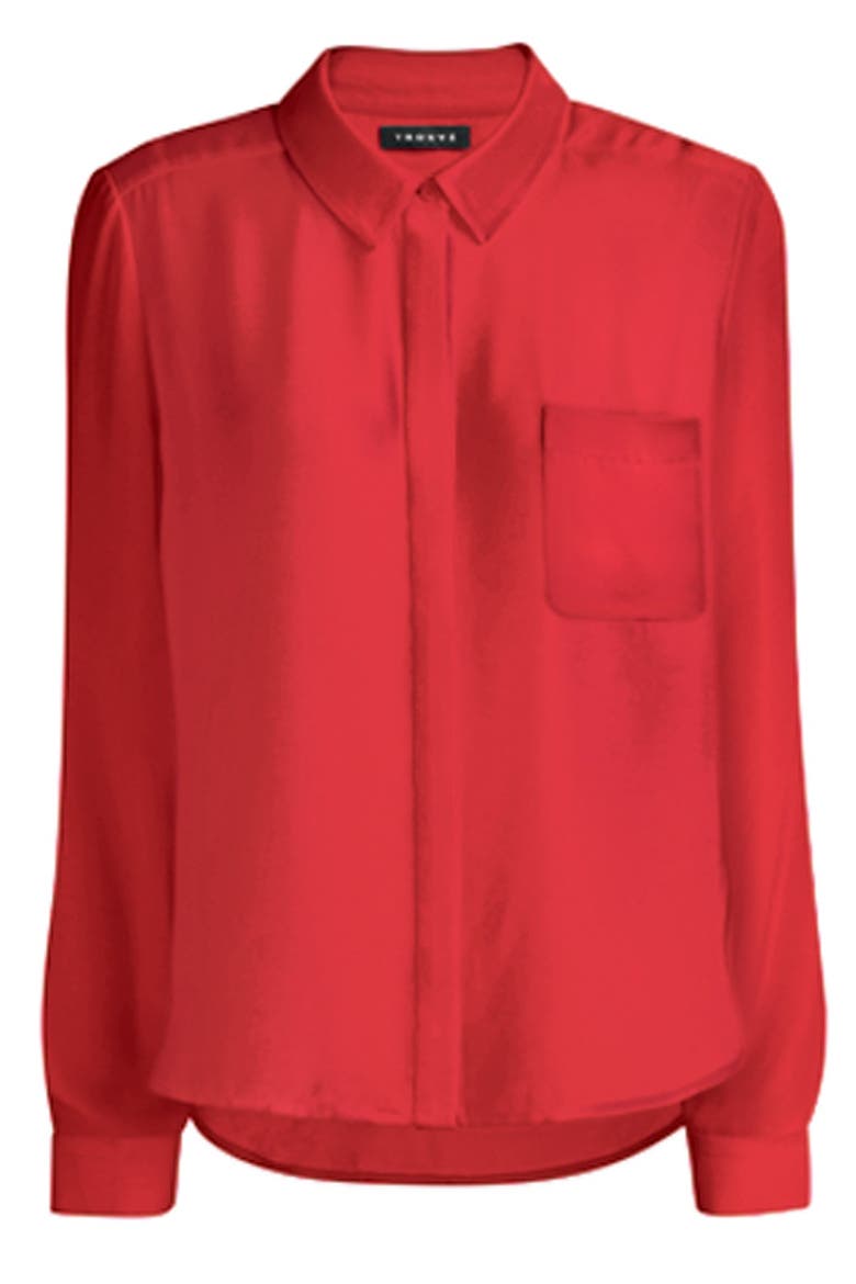 Shrunken Shirt, Alternate, color, RED POMEGRANATE