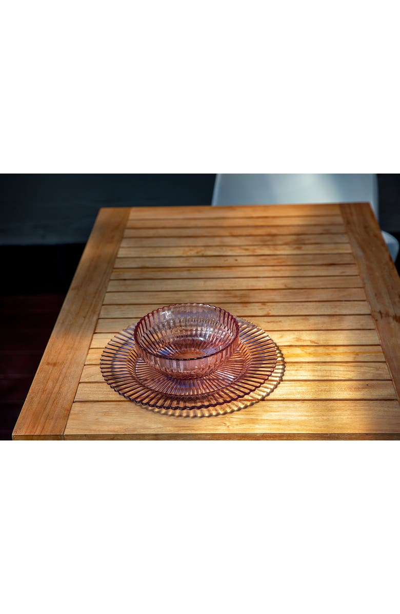 Fortessa Archie Set of 4 Pink Cereal Bowls, Alternate, color, Pink