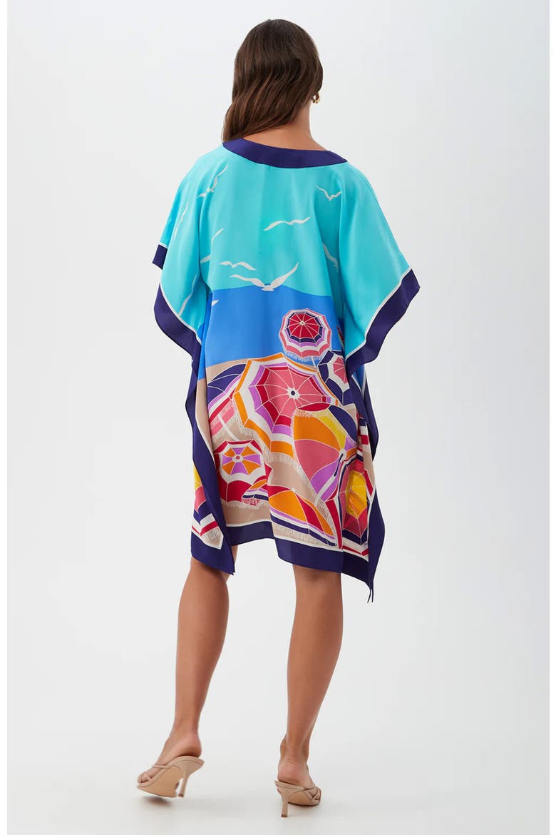 Theodora Caftan Dress, Alternate, color, Parapluie
