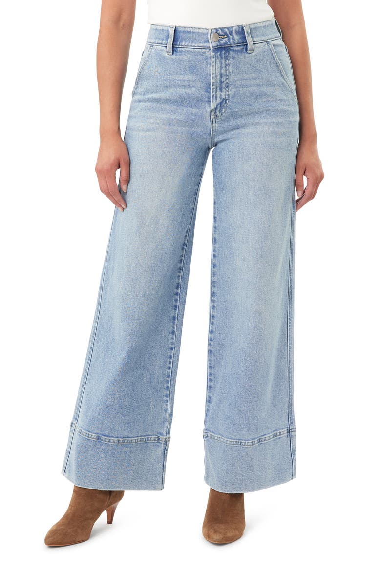 Night in London 31-Inch High Rise Wide Leg Trouser Jeans, Main, color, SLOANE