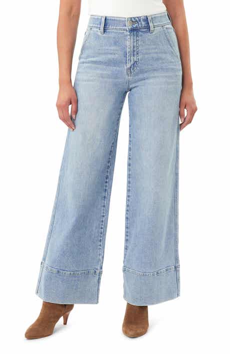 CURVE APPEAL Night in London 31-Inch High Rise Wide Leg Trouser Jeans