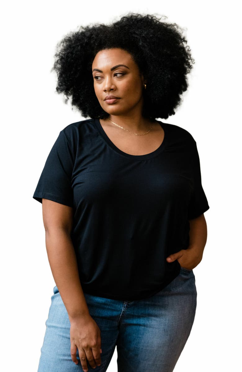 ABLE Mae Drapey Tee, Alternate, color, 