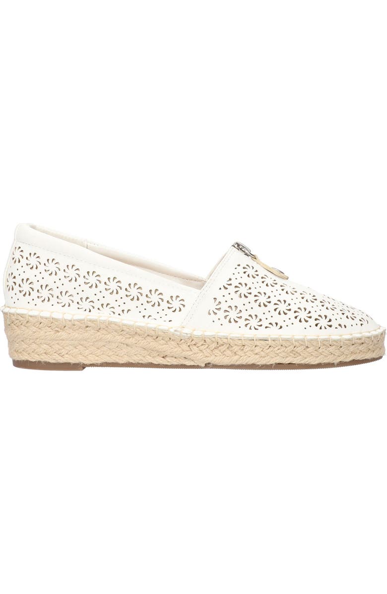 EASY STREET Zenon Laser-Etched Faux Suede Espadrille Slip-On Sneaker, Alternate, color,