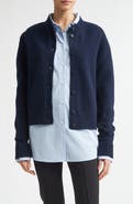 Róhe Crop Wool Cardigan