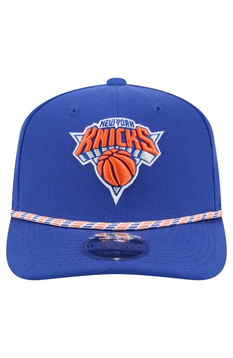New Era Men's New Era Blue New York Knicks Rope 9SEVENTY Adjustable Hat, Alternate, color, Blue