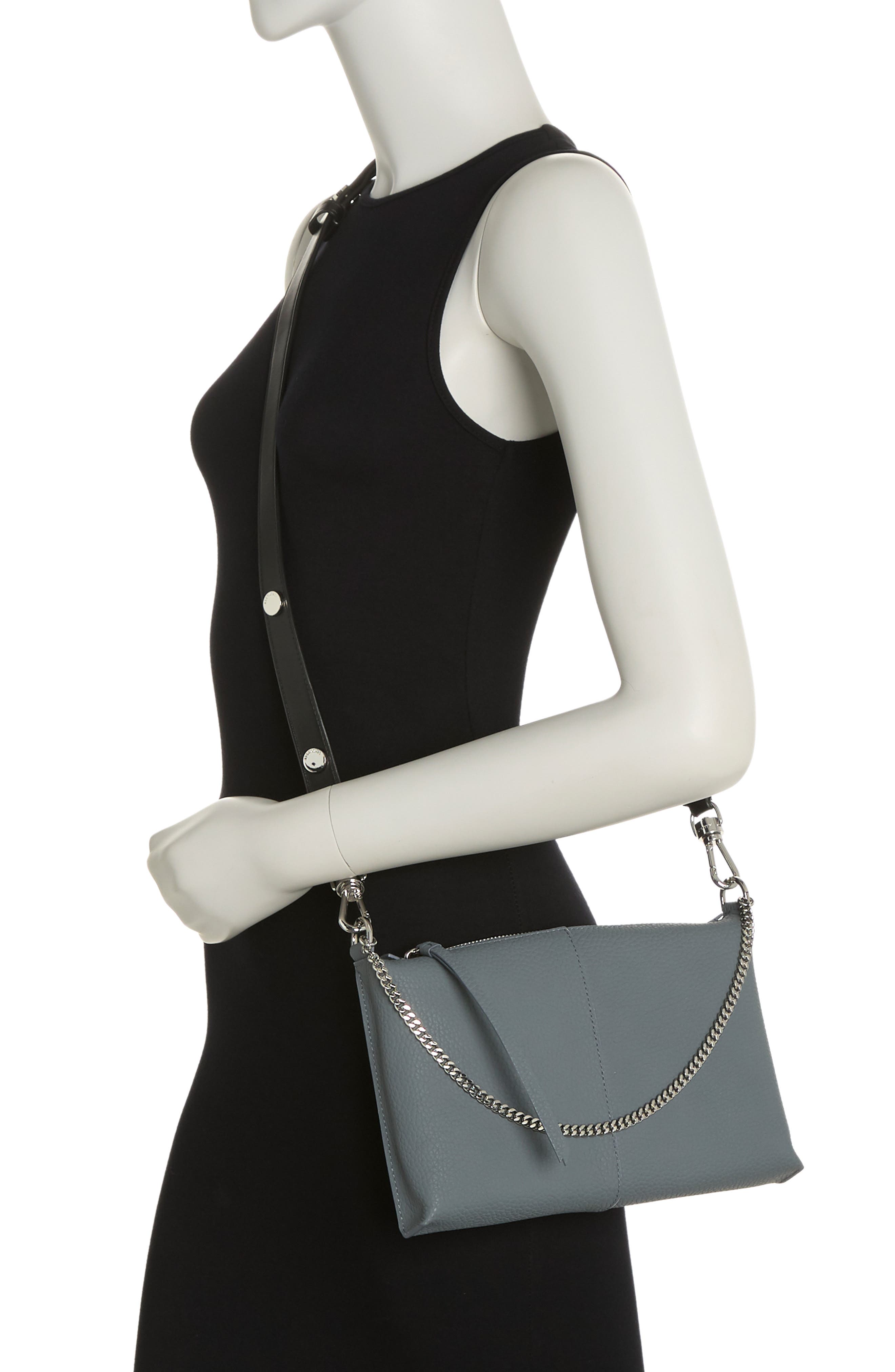 AllSaints Eve Leather Crossbody Bag, Alternate, color, 