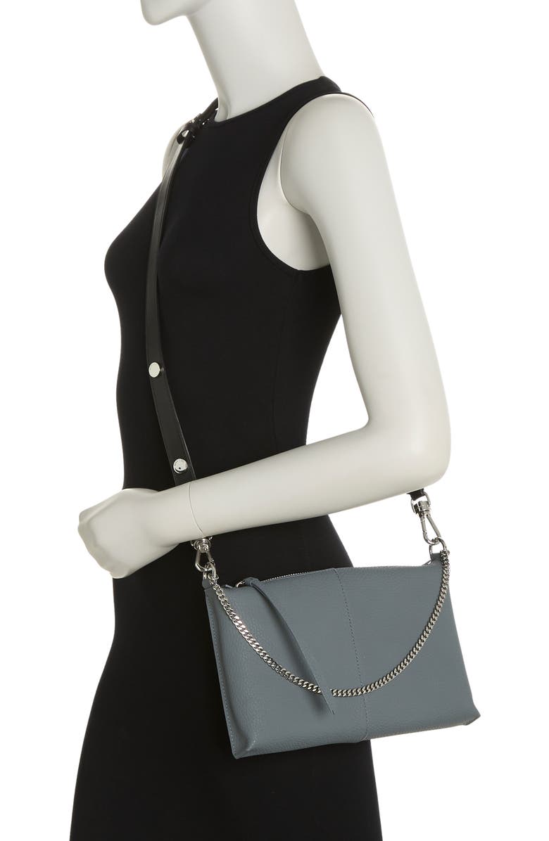 AllSaints Eve Leather Crossbody Bag, Alternate, color,