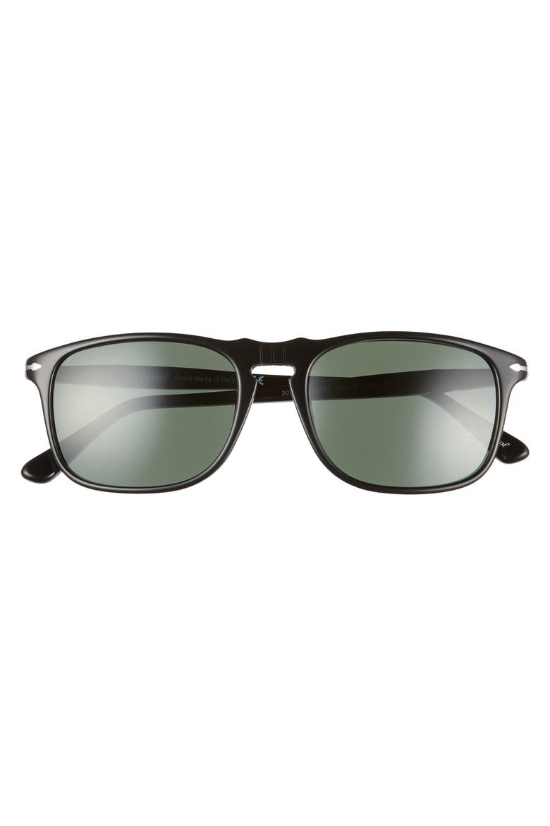 54mm Square Sunglasses, Alternate, color, BLACK/ BLACK