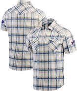 Darius Rucker Collection by Fanatics Men's Darius Rucker Collection by Fanatics Royal Buffalo Bills Plaid Full-Snap Shirt