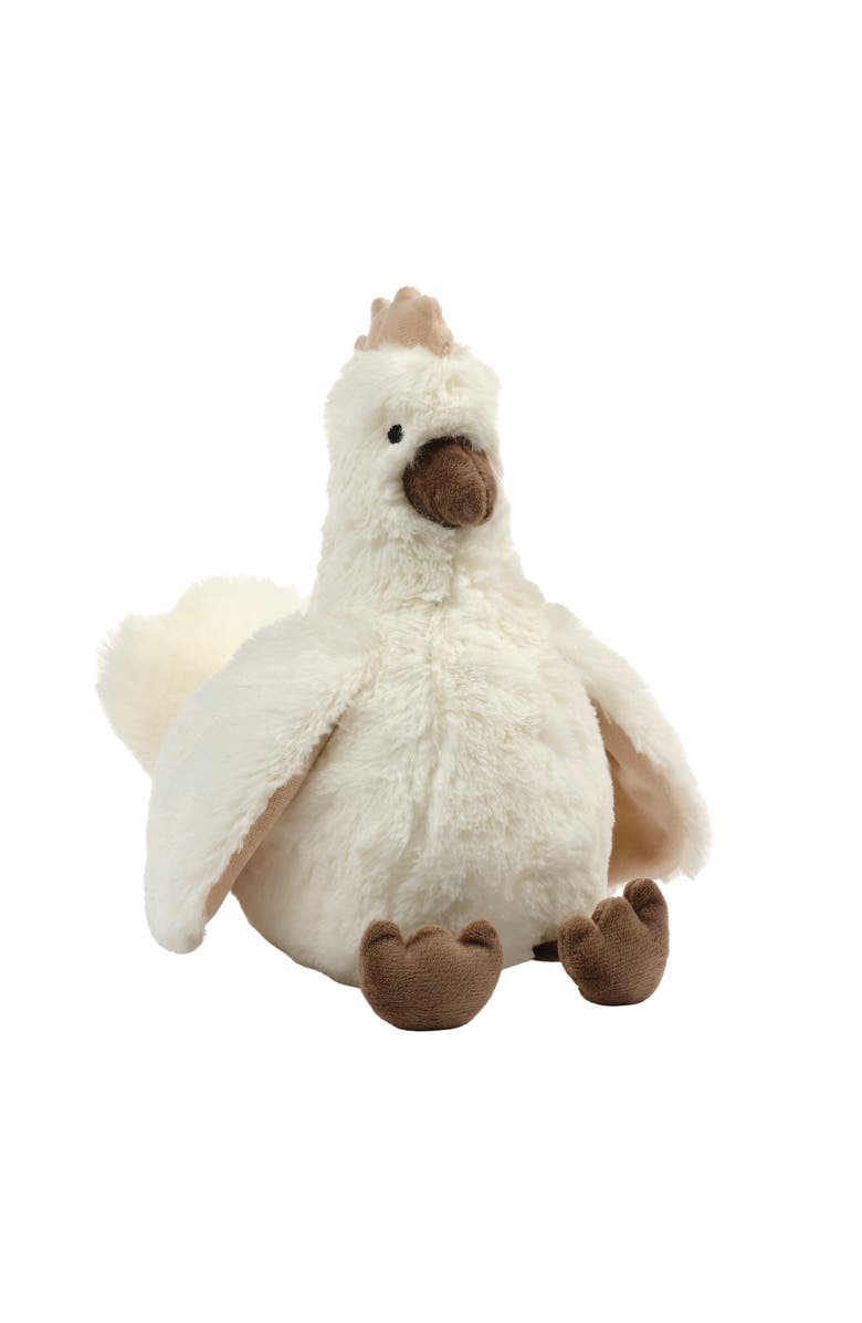 Bedtime Originals Farmyard Friends Plush Chicken Stuffed Animal Toy - Peep, Alternate, color, Cream