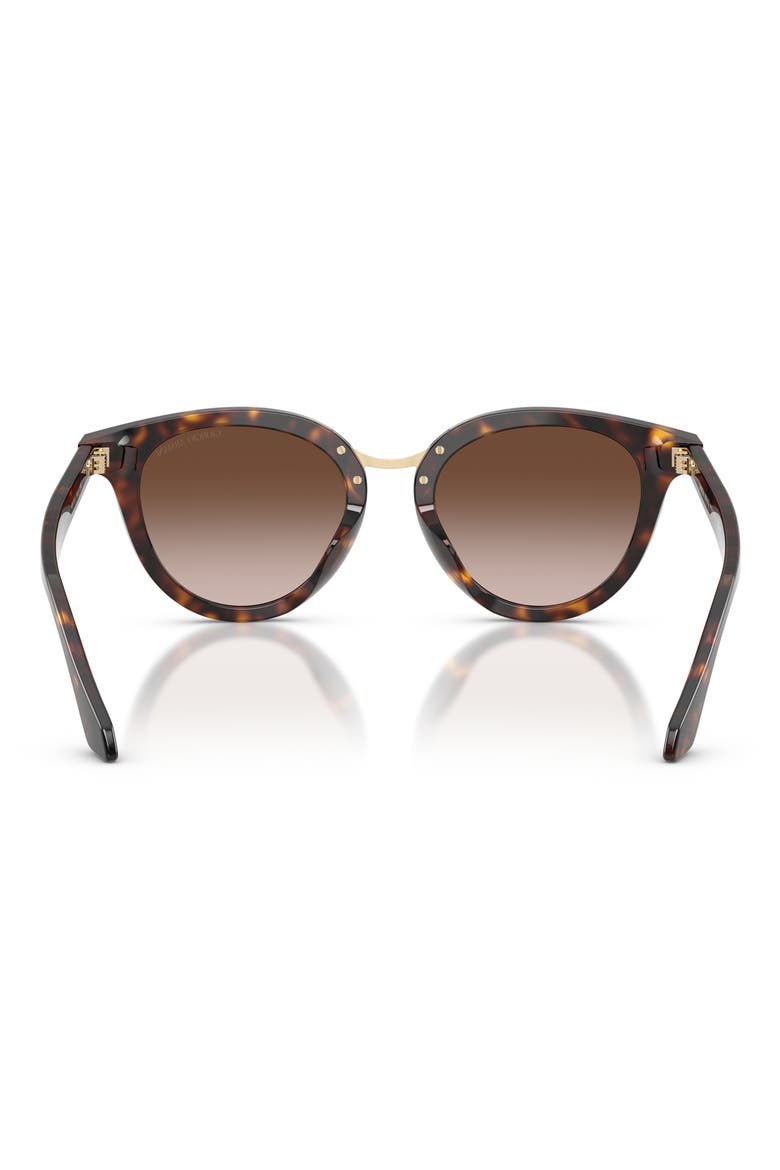 49mm Round Sunglasses, Alternate, color, HAVANA / BROWN GRADIENT
