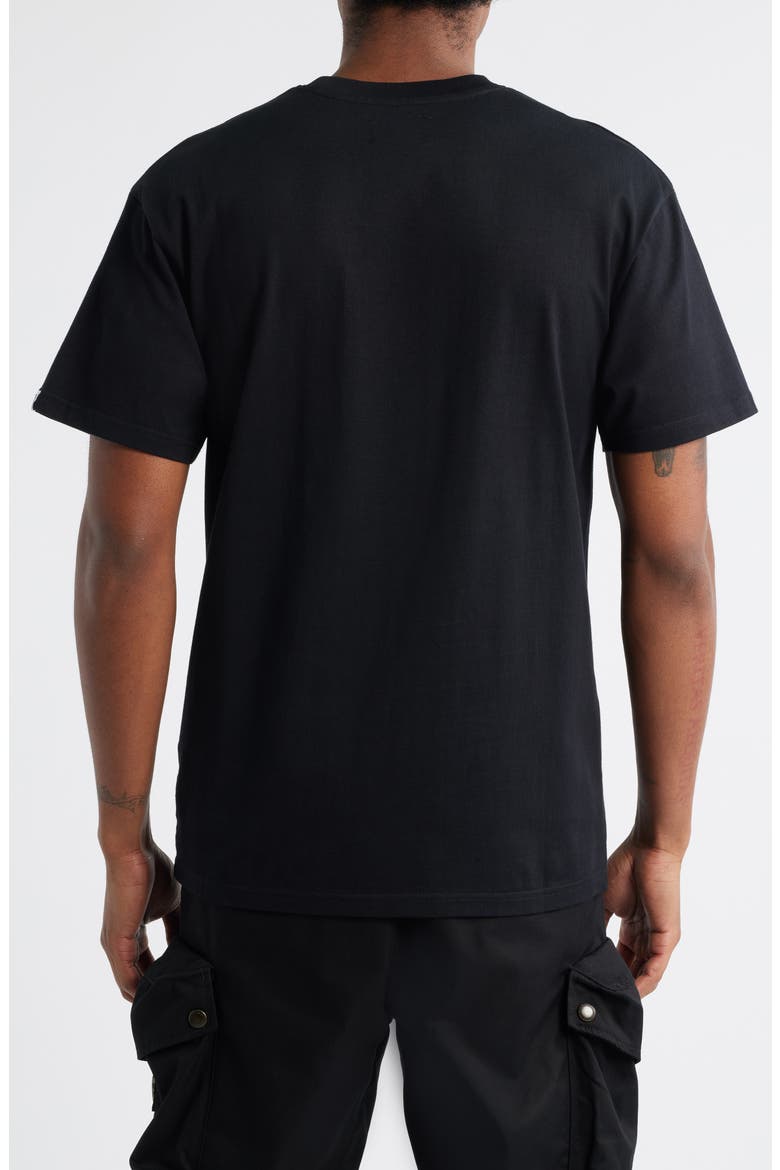 Helmet Head Cotton Graphic T-Shirt, Alternate, color, BLACK