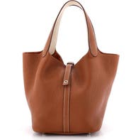 Pre-Owned Hermes Eclat Picotin Lock Bag Clemence MM