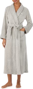 Lauren Ralph Lauren Fleece Monogram Robe