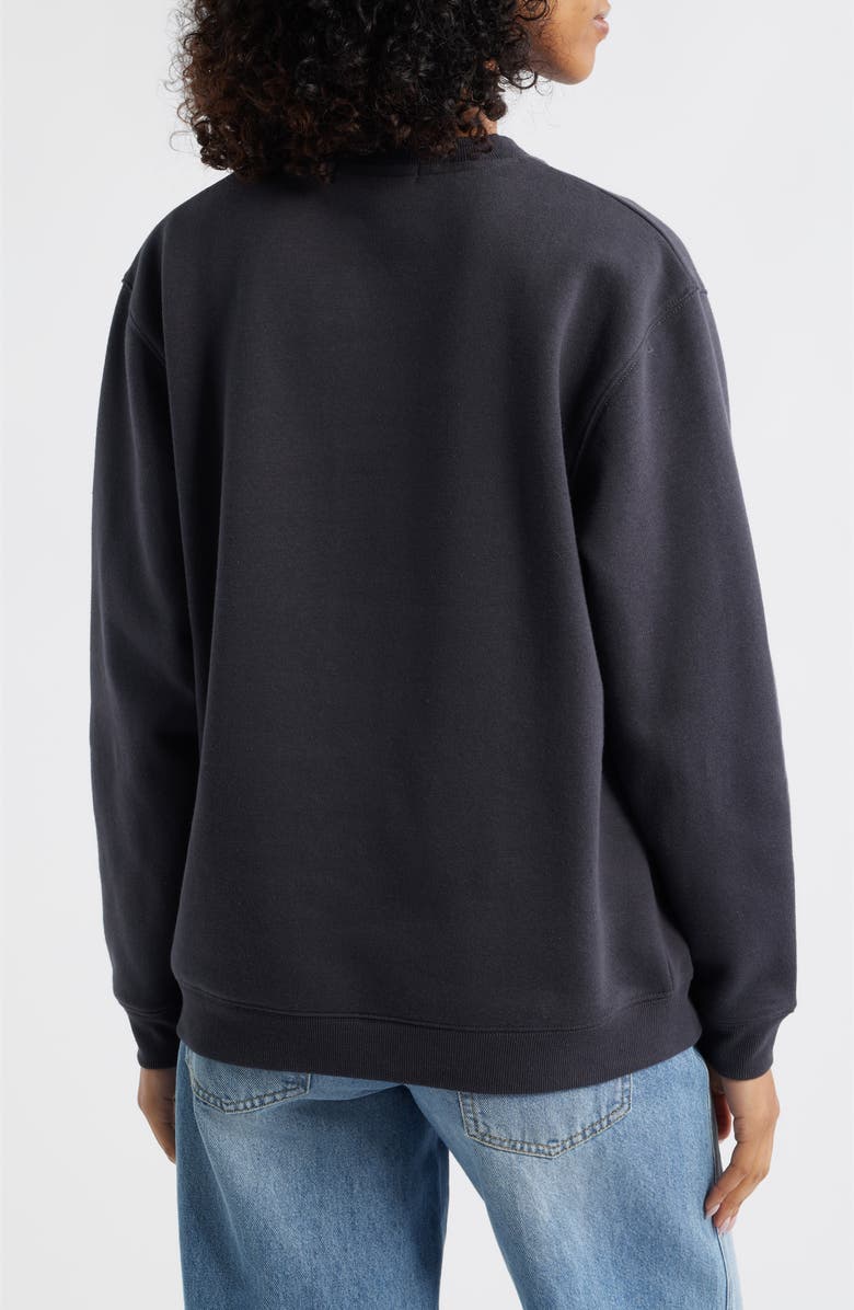 Vinyl Icons Holly Jolly Santa Crewneck Sweatshirt, Alternate, color, Phantom