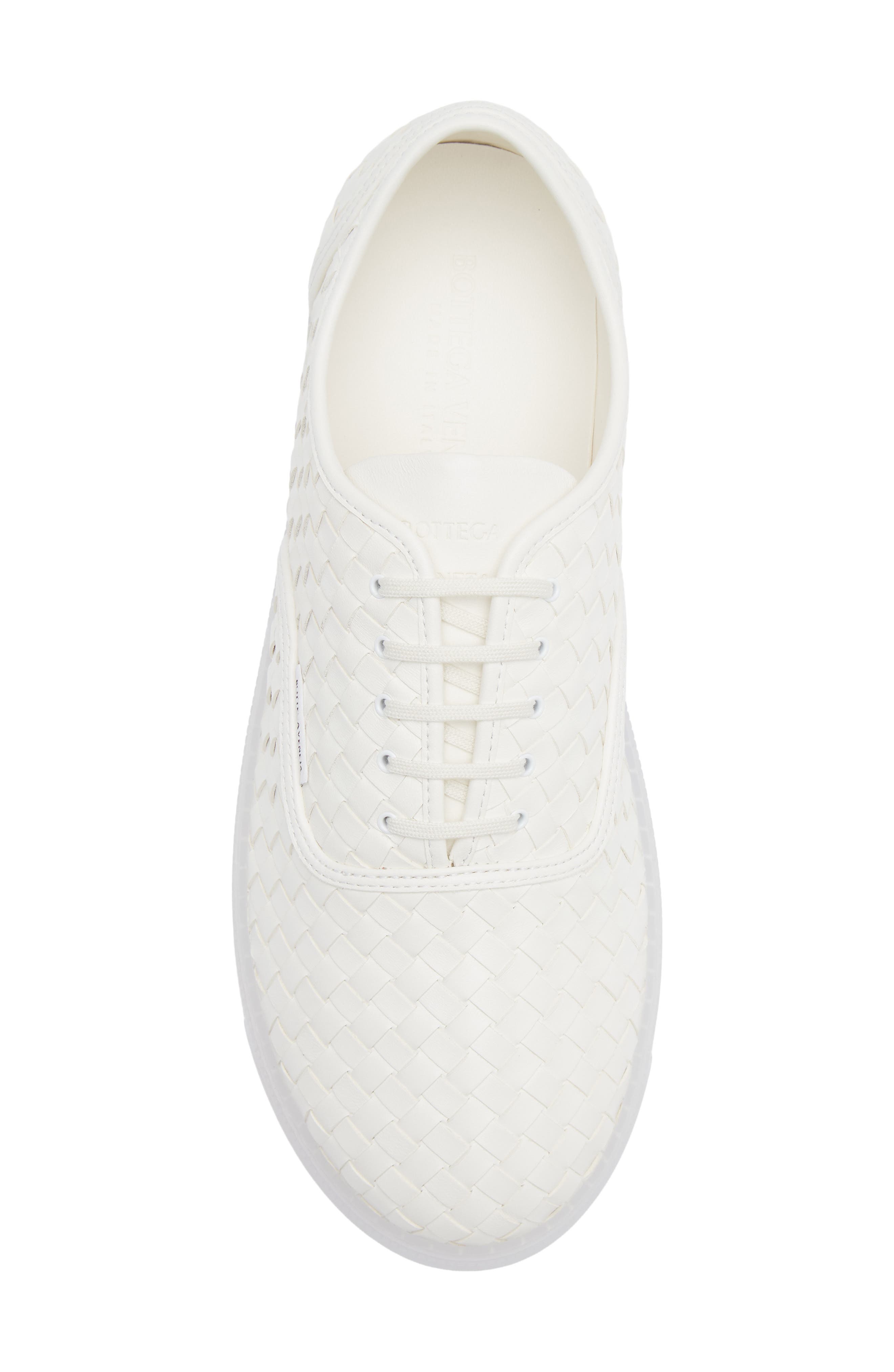 Bottega Veneta Serena Intrecciato Sneaker, Alternate, color, 9117 Alabaster