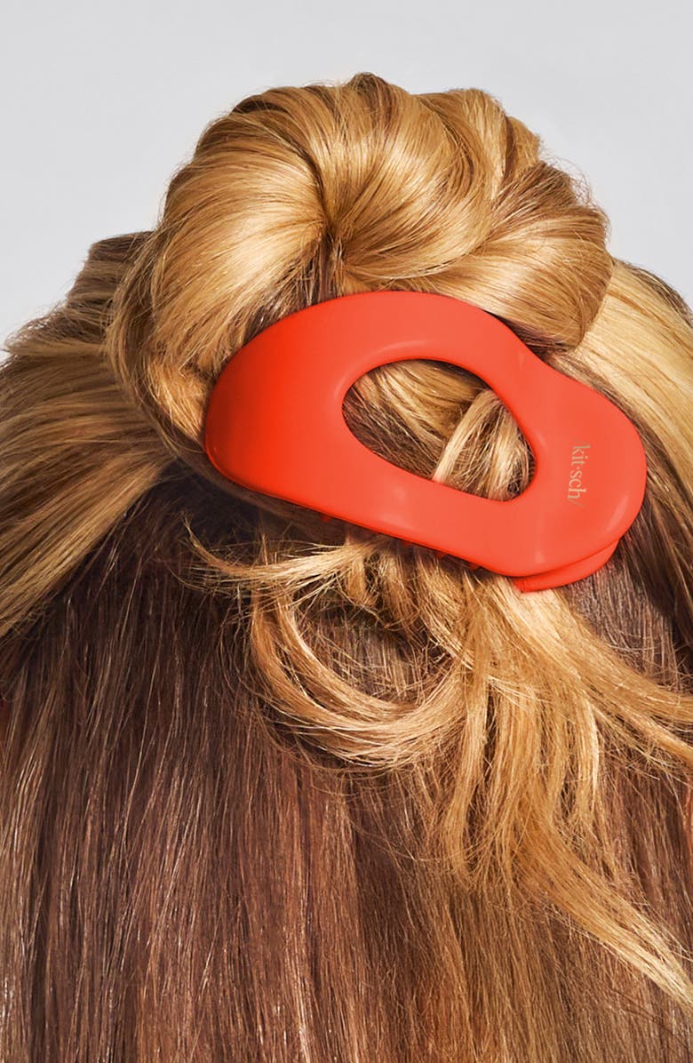 Kitsch Recycled Plastic Hair Clip, Alternate, color, Cherry