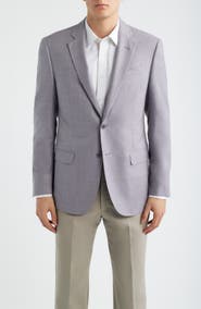 Emporio Armani Light Purple Virgin Wool Sport Coat