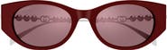 Gucci 54mm Cat Eye Sunglasses