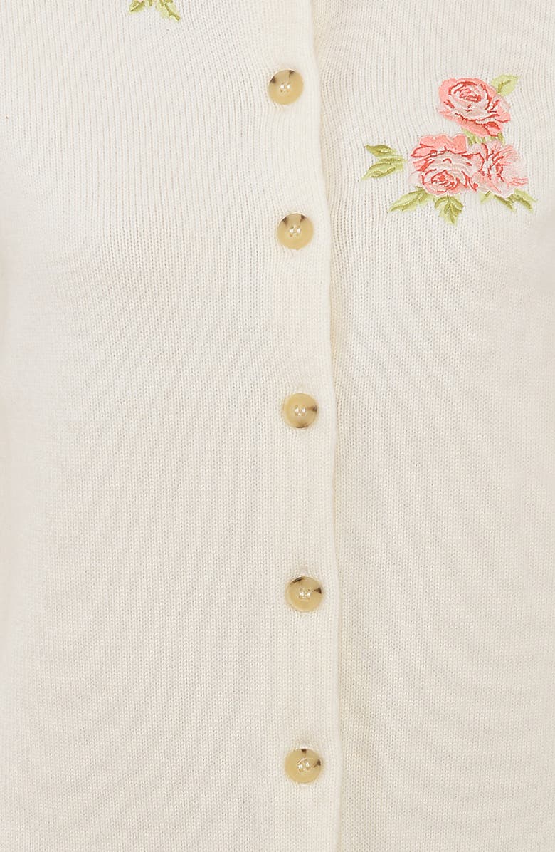 HOUSE OF CB Daisie Wool & Cashmere Cardigan, Alternate, color,