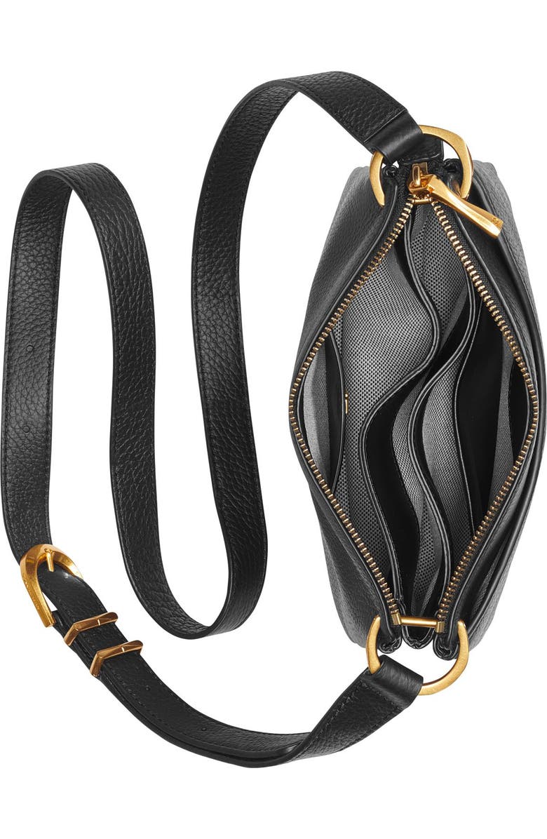 Donna Karan New York Glenwood Crossbody, Alternate, color, Black/Gold