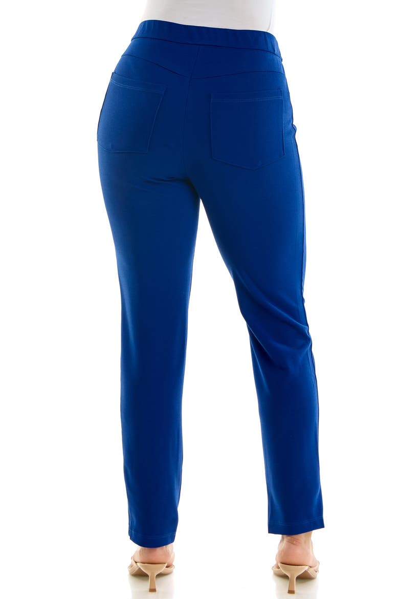 Elastic Waist Ankle Pants, Alternate, color, ROYAL