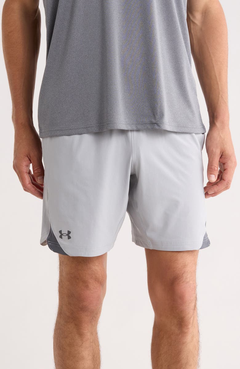 Under Armour Elevated Woven 2.0 Shorts, Main, color, Mod Gray