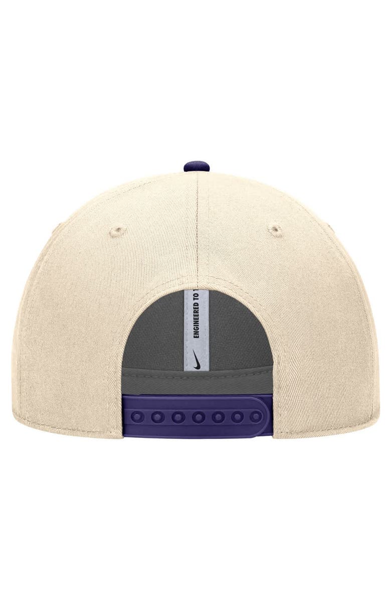 Nike Men
s Nike Natural TCU Horned Frogs Vintage Rise Dri-FIT Adjustable Hat, Alternate, color, Natural