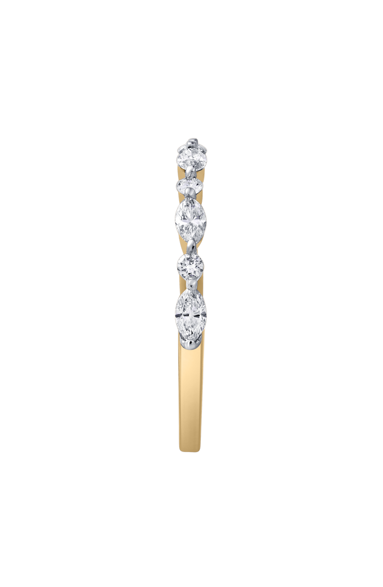LuvMyJewelry Olivia 14K Gold Marquise Lab Grown Diamond Band Ring - 0.50 Cts, Alternate, color, 14K Yellow Gold