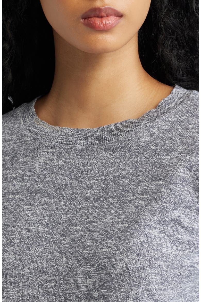 Isabella Cotton & Linen Knit Sweater & Maxi Skirt Set, Alternate, color, STEEL GREY COMBO